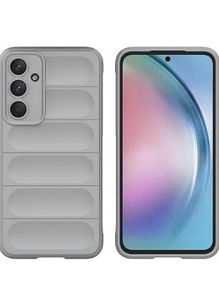 Чохол-накладка cosmic magic shield для samsung galaxy a55 5g сірий