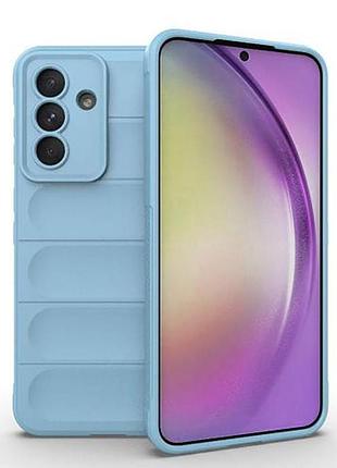 Чохол-накладка cosmic magic shield для samsung galaxy a56 5g блакитний