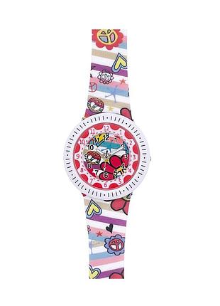 Детские часы better 009 rainbow joy white-red