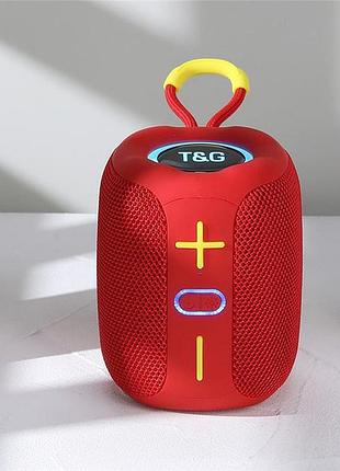 Блютуз колонка с динамичной подсветкой tg658, блютуз колонка со светомузыкой стерео переносная vy-69