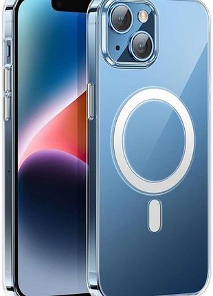 Чохол-накладка hoco high clear для iphone 15 plus прозорий