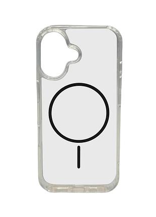 Чохол-накладка cosmic acrylic thin magnetic для apple iphone 16 сірий