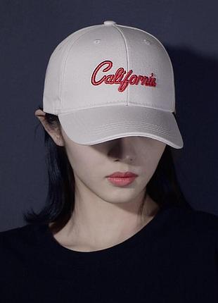 Кепка-бейсболка california 8419 56-60 см бежевая