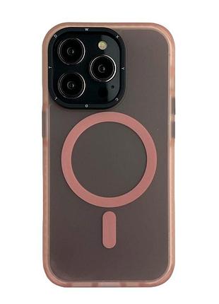 Чохол-накладка case lab frosted для iphone 13 pro рожевий (ks000040732)