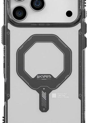 Чохол-накладка skinarma saido (mag-charge) для iphone 17 pro графітовий