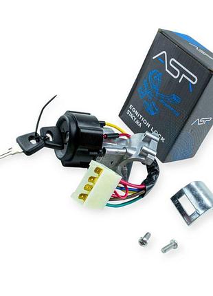 Замок зажигания газ 3302, 2217, 2705, 3221 со скобой (7 контактов) asr