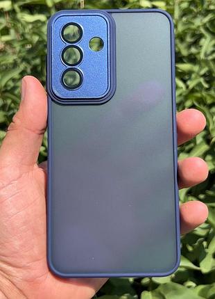 Чохол-накладка case lab nebula захист камери для xiaomi redmi a1 темно-синій