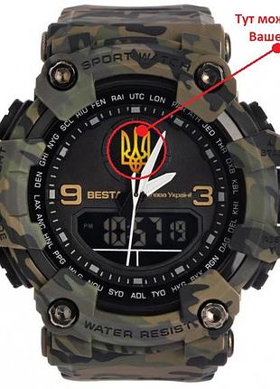 Мужские наручные часы besta united кварцевые, водостойкие.