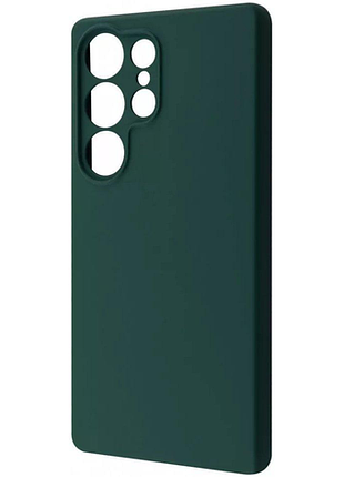 Чохол-накладка silicone case full samsung galaxy s25 ultra зелений