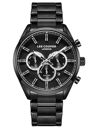 Мужские наручные часы lee cooper england black кварцевые, водостойкие.