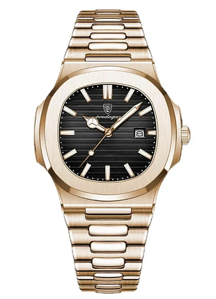 Poedagar nautilus — мужские кварцевые часы, аналоговый циферблат, водозащита 50 м