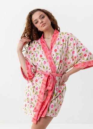 Халат женский из плюшевого велюра тюльпанчик 3413_xl 15938 xl