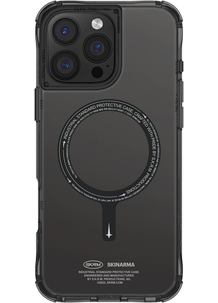 Чохол-накладка skinarma saido (mag-charge) для iphone 16 pro чорний