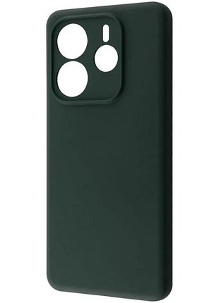 Чохол-накладка silicone case full xiaomi redmi note 14 5g зелений