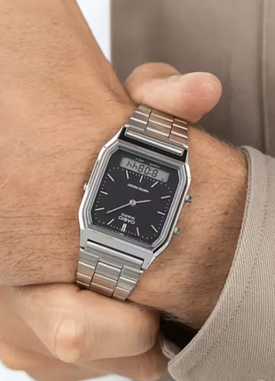 Чоловічий годинник casio aq-230 — аналогово-цифровий, кварцовий