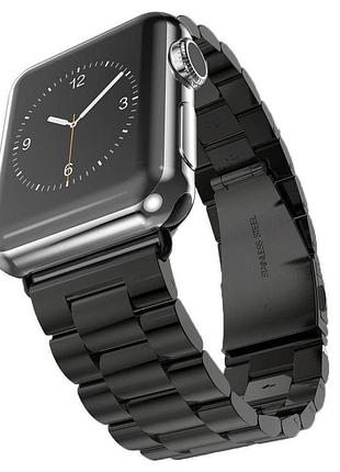 Ремінець case lab metal old 38/40/41 мм чорний
