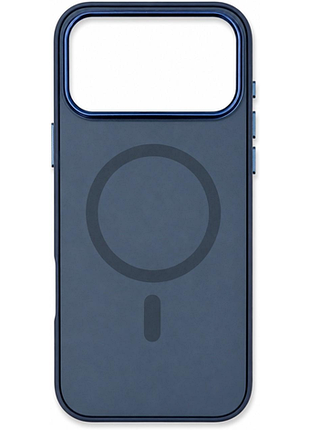 Чохол-накладка bizon monochrome для iphone 17 pro max синій