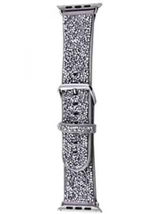 Ремінець bling world rock diamond 42/44 мм сріблястий