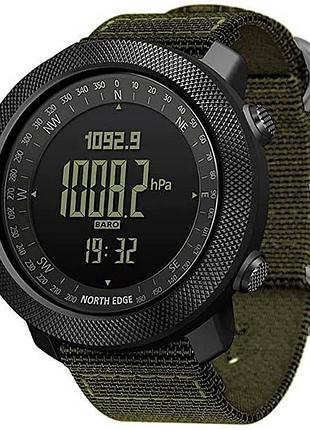 Годинник чоловічий тактичний north edge apache green 5bar змінний ремінець