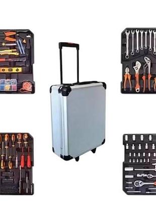 Набор инструментов 235шт в чемодане tool set серый