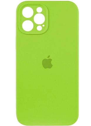 Чохол-накладка silicone full aa camera protect для apple iphone 11 pro зелений
