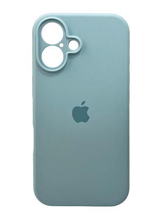 Чохол-накладка silicone full aa camera protect для apple iphone 16 синій