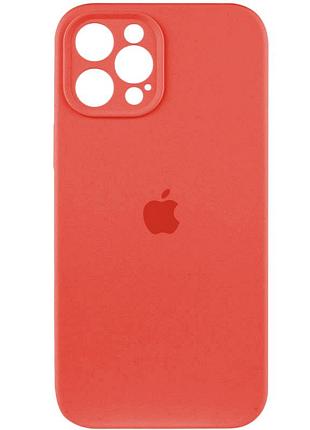 Чохол-накладка silicone full aa camera protect для apple iphone 11 pro max peach помаранчевий