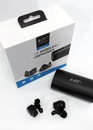 Удобные вакуумные наушники для длительного ношения bluetooth nia nb710, наушники для работы с bluetooth me-67