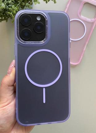 Чохол-накладка case lab new color для iphone 15 pro елегантний фіолетовий