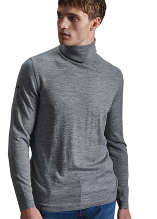 Шерстяной гольф, шерстяная водолазка superdry merino rollneck zhivago