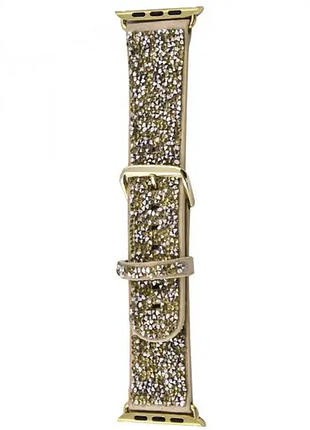 Ремінець bling world rock diamond desert 42/44 мм бежевий