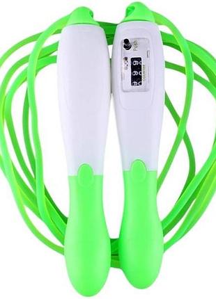 Скакалка з лічильником 2,6м x-treme зелена