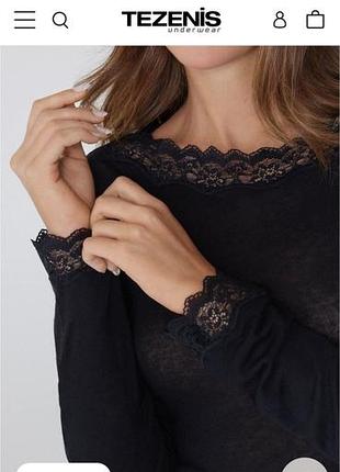 Лонгслів з тонкої вовни tezenis