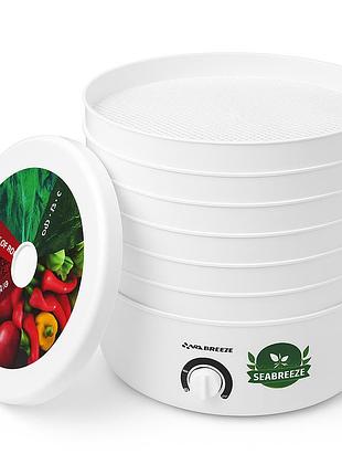 Електрична сушарка для риби seabreaze sb-0302, дегідратор для ягід та фруктів, побутова електросушарка oa-64