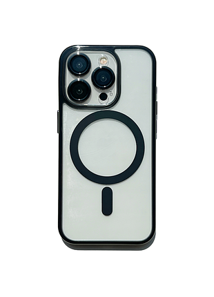 Чохол-накладка case lab stylish для iphone 14 pro max чорний