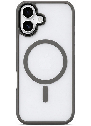 Чохол-накладка case lab nebula ring для iphone 16 сірий