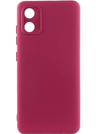Чохол-накладка bizon android захист камери для motorola e13 сливовий фіолетовий