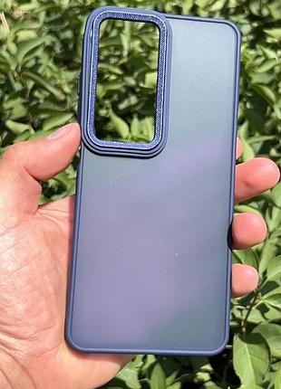 Чохол-накладка case lab nebula metal для xiaomi redmi 10c темно-синій