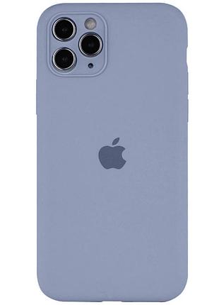 Чохол-накладка silicone full aa camera protect для apple iphone 12 pro синій (kmfullaai12p-53)