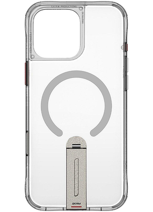Чохол-накладка skinarma helix (mag-charge + 360° rotating stand) для iphone 16 pro титановий