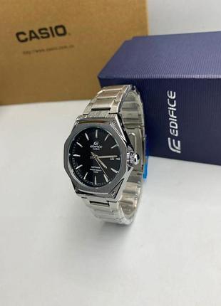 Casio edifice efr-s108 мужские кварцевые часы в черном цвете