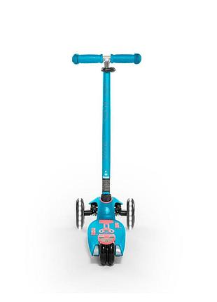 Самокат micro серии maxi deluxe led – аква 6