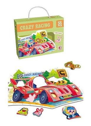 Пазли лісові гонки 55 деталей 88737 crazy racing
