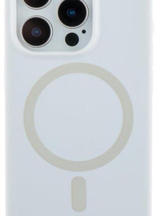 Чохол-накладка bizon для iphone 16 pro білий