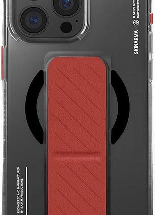 Чохол-накладка skinarma axon (mag-charge + grip-stand) для iphone 16 pro чорний