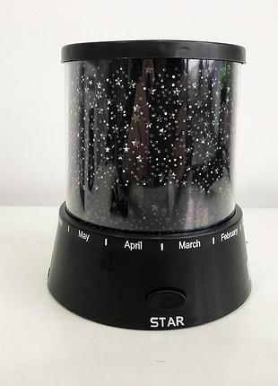 Нічник космонавт для кімнати star master, нічник-проектор зоряного неба usb, проектор-нічник космонавт pc-26