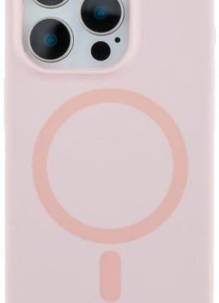 Чохол-накладка bizon для iphone 15 pro max рожевий