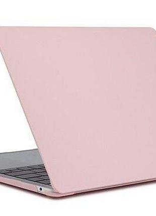 Чохол-накладка macbook air 13.6" (a2681) m2 2022 / (a3113) m3 2024 pink пісочний бежевий