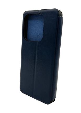 Чохол-книжка book premium leather premium для xiaomi redmi 15c (europe version) синій