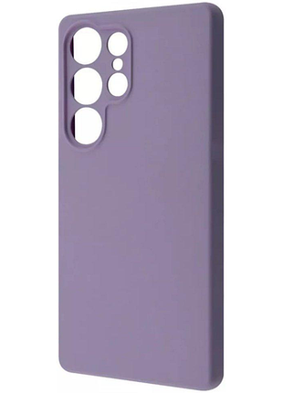 Чохол-накладка silicone case full samsung galaxy s25 ultra елегантний фіолетовий